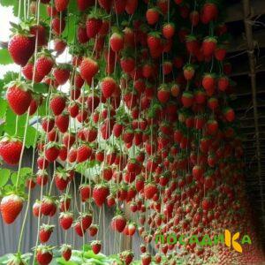 Клубника ампельная Анастасия купить по цене от 370р. в интернет-магазине «Посадика» с доставкой почтой в в Шатурае и по всей России – [изображение №1].