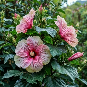 Гибискус Иден Бьюти купить по цене от 460р. в интернет-магазине «Посадика» с доставкой почтой в в Шатурае и по всей России – [изображение №1].